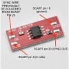 Sync Blaster Stripper PCB with LM1881 470 ohm